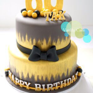 金色系大壽糖皮蛋糕 - Image 7