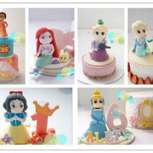 公主城堡糖皮蛋糕 Princess Castle Fondant Cake - Image 6