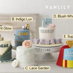 Class Vintage Fondant Cake - Image 4