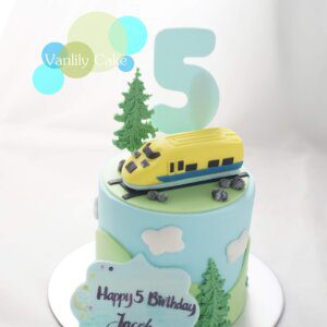 新幹線糖皮蛋糕