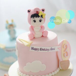 蛇寶寶糖皮蛋糕