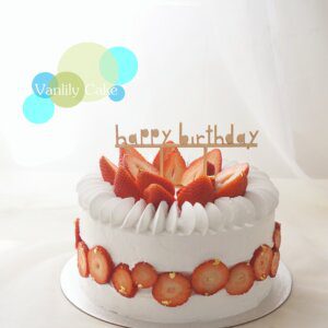 Strawberry Cream Crown Cake 忌廉米蛋糕 - Image 4