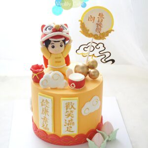 醒獅嬰兒造型蛋糕