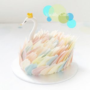 天鵝海鹽焦糖伯爵茶忌廉米蛋糕 Swan Earl Gray Rice Cake - Image 3