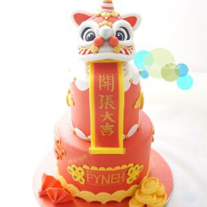 開張醒獅糖皮蛋糕