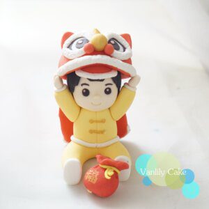 醒獅嬰兒造型蛋糕 - Image 4