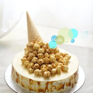 焦糖流心爆谷芝士蛋糕 - Image 4