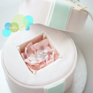 求婚禮物盒糖皮蛋糕