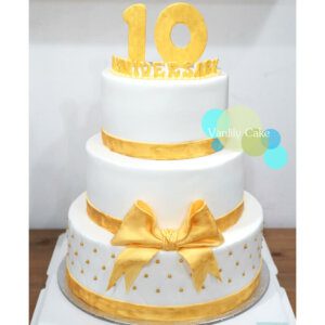 金色系大壽糖皮蛋糕 - Image 5