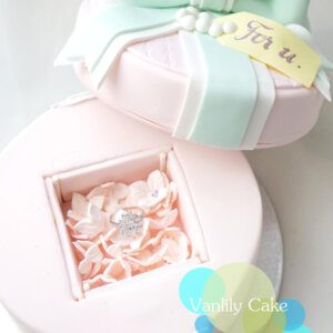 求婚禮物盒糖皮蛋糕 - Image 6