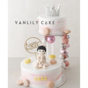 Family Double up Cake Tower – 忌廉蛋糕(配公仔)