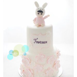 花樣兔兔糖皮蛋糕