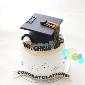 畢業帽忌廉米蛋糕 - Image 4