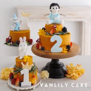 純素蕃薯南瓜蛋糕(配公仔)