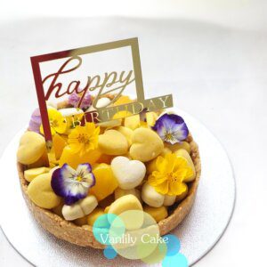 無糖純素心心粒Mousse撻 Sugar-free vegan fruit Tart