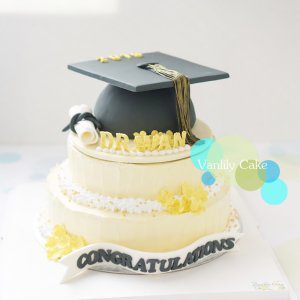畢業帽忌廉米蛋糕 - Image 3