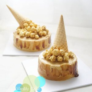 焦糖流心爆谷芝士蛋糕 - Image 3