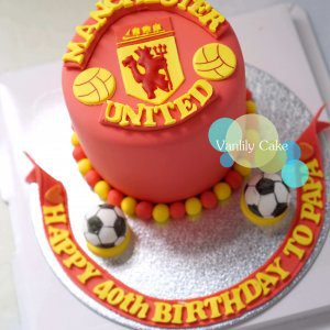 足球會糖皮蛋糕 Football club Fondant Cake