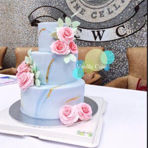 玫瑰花結婚糖皮蛋糕 - Image 5